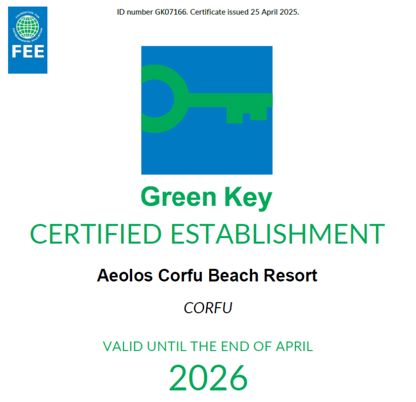 CERTIFICAT CLEF VERTE